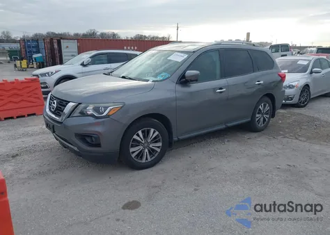 2017 Nissan Pathfinder Sl from USA, damaged, VIN 5N1DR2MMXHC631828